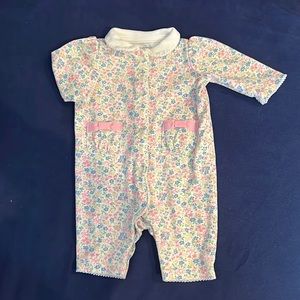 Ralph Lauren floral girl jumpsuit - newborn